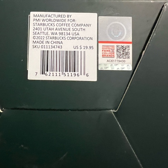 NWT Starbucks Campus Collection Reusable Cold Cups 5pack Northeastern Huskies - Picture 5 of 5